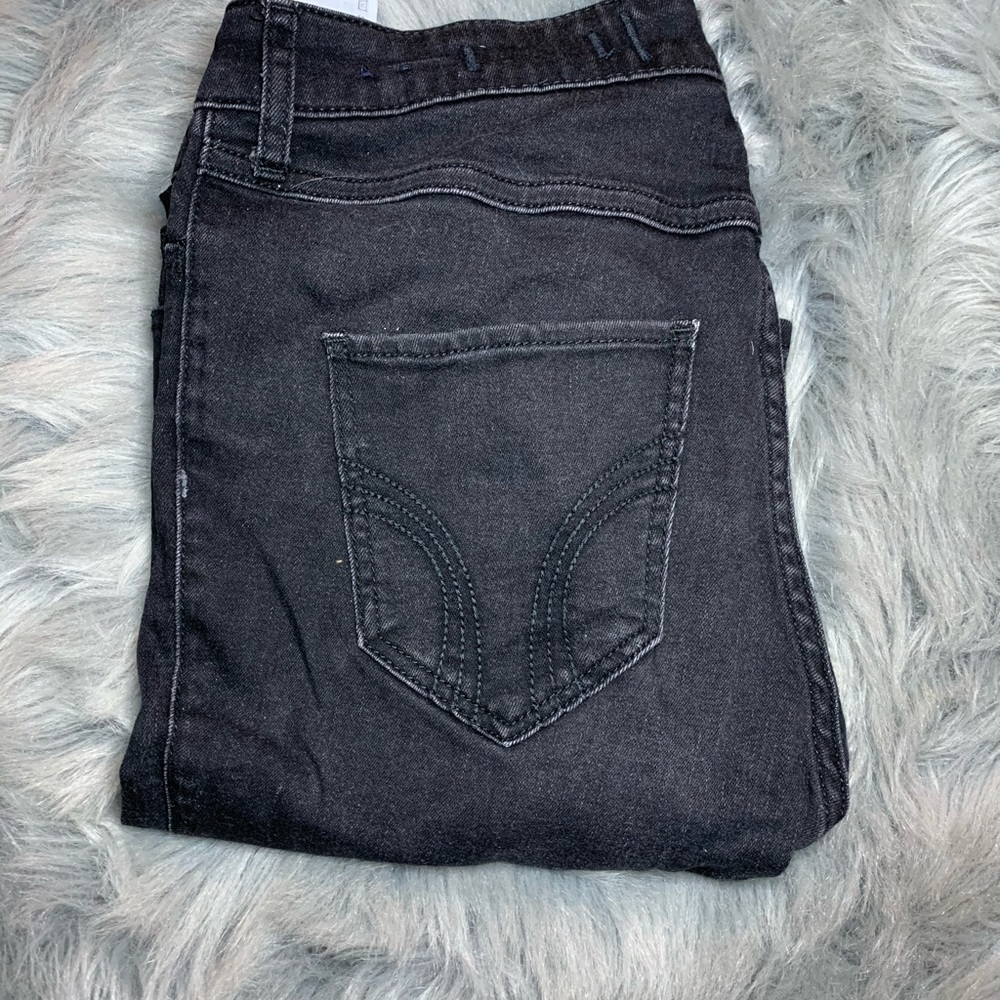 Black high waisted jeans